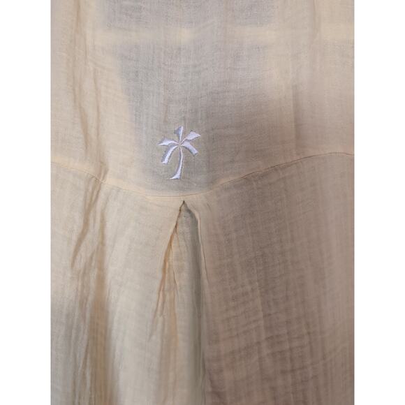 Mallow Hawaii Palm Dress Marshmallow Soft Fabric Women's Size M/L Yellow (124) - Picture 6 of 8